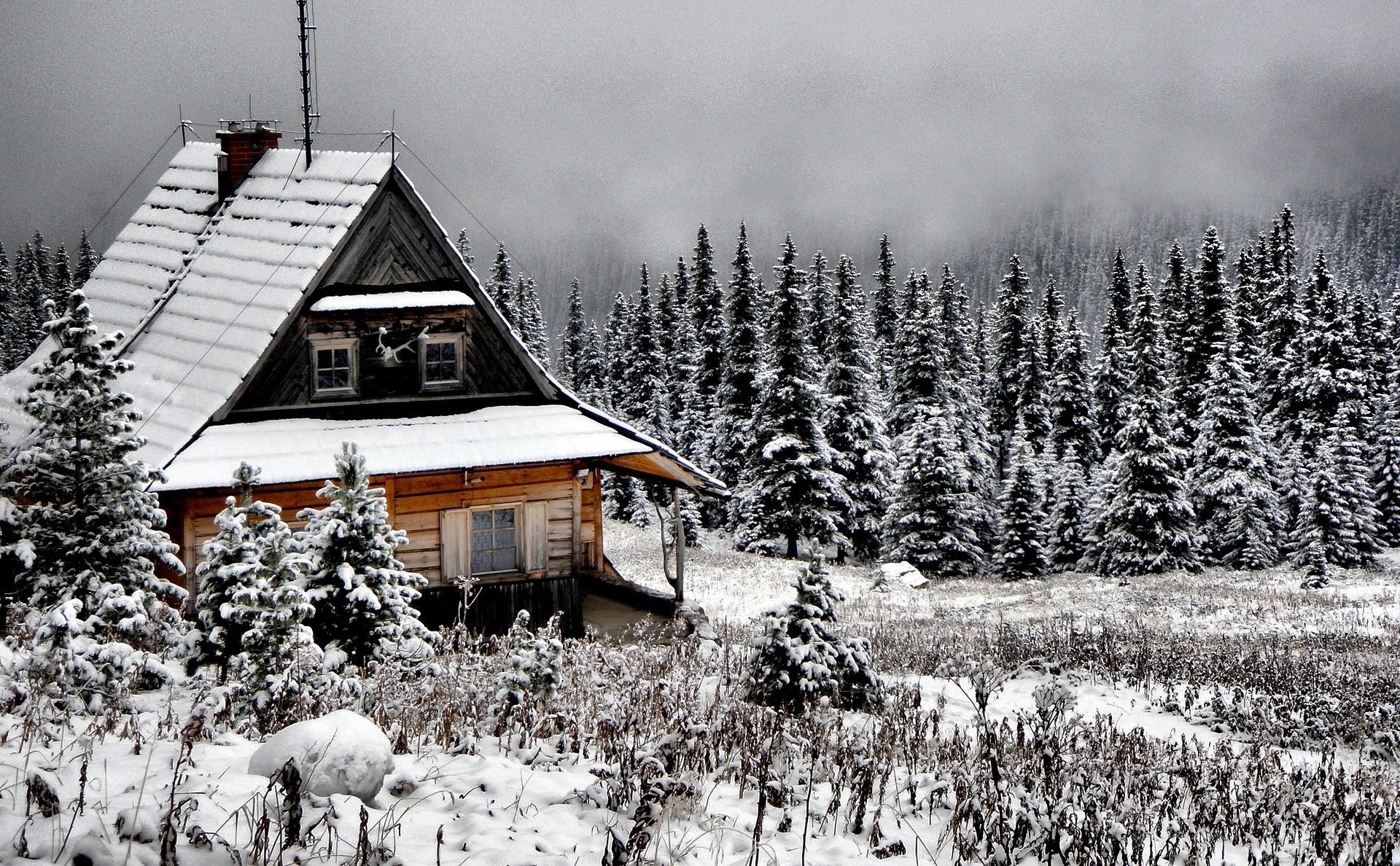 Ekologiczny dom na zimę